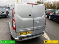 USED 2022 72 FORD TRANSIT CUSTOM Ford Transit Custom 2.0 320 EcoBlue Limited Crew Van, 57,000 miles, Euro 6, 6 Seater, 16' Alloys, A/C, F&R sensors. Final price plus VAT @ 20%! This 2022 Ford Transit Custom Limited is a standout example, having had only one owner since new. Powered by a 2.0L Diesel engine and meeting Euro 6 emission standards, this van offers a practical and efficient driving experience. It comfortably seats six people and comes with a 3 month warranty for your peace of mind. The MOT is valid until December 2026, ensuring its roadworthiness for years to come. Notable features include automatic headlights with a follow me home function, front and rear p