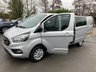 USED 2022 72 FORD TRANSIT CUSTOM Ford Transit Custom 2.0 320 EcoBlue Limited Crew Van, 57,000 miles, Euro 6, 6 Seater, 16' Alloys, A/C, F&R sensors. Final price plus VAT @ 20%! This 2022 Ford Transit Custom Limited is a standout example, having had only one owner since new. Powered by a 2.0L Diesel engine and meeting Euro 6 emission standards, this van offers a practical and efficient driving experience. It comfortably seats six people and comes with a 3 month warranty for your peace of mind. The MOT is valid until December 2026, ensuring its roadworthiness for years to come. Notable features include automatic headlights with a follow me home function, front and rear p