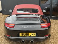 USED 2024 66 PORSCHE 911 3.0T 991 Carrera PDK Euro 6 (s/s) 2dr FULL TOPAZ PPF + FULL OPC SERVICE HISTORY + LHD PORSCHE CARRERA 911 991.2 CAB + BLACK WITH RED HOOD AND BORDEAUX RED EXTENDED LEATHER INTERIOR + + CHRONO PACK + CARBON INSERTS + FULL OPTION MIDDLE EAST SPECIFICATION AND SPORTS EXHAUST + TURBO ALLOYS