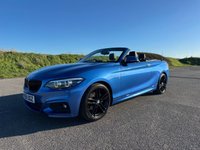 USED 2019 69 BMW 2 SERIES 2.0 220d M Sport Convertible 2dr Diesel Auto Euro 6 (s/s) (190 ps) JUST 32,000 MILES FROM NEW - M SPORT - 220D 190BHP - NAVIGATION MEDIA - HEATED LEATHER SEATS - MODERN & STYLISH