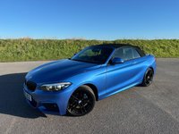USED 2019 69 BMW 2 SERIES 2.0 220d M Sport Convertible 2dr Diesel Auto Euro 6 (s/s) (190 ps) JUST 32,000 MILES FROM NEW - M SPORT - 220D 190BHP - NAVIGATION MEDIA - HEATED LEATHER SEATS - MODERN & STYLISH