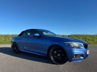 USED 2019 69 BMW 2 SERIES 2.0 220d M Sport Convertible 2dr Diesel Auto Euro 6 (s/s) (190 ps) JUST 32,000 MILES FROM NEW - M SPORT - 220D 190BHP - NAVIGATION MEDIA - HEATED LEATHER SEATS - MODERN & STYLISH