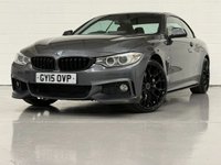 USED 2015 15 BMW 4 SERIES 3.0 435d M Sport Convertible 2dr Diesel Auto xDrive Euro 6 (s/s) (313 ps) HARD TOP, NAV, HTD SEATS, MEDIA