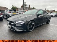 USED 2022 72 MERCEDES-BENZ CLA 1.3 CLA180 AMG Line Night Edition (Premium Plus) Coupe 4dr Petrol 7G-DCT Euro 6 (s/s) (136 ps) ** RAC BUYSURE INSPECTED **
