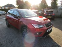 USED 2021 70 SEAT ARONA 1.0 TSI XCELLENCE SUV 5dr Petrol Automatic DSG Euro 6 (s/s) (110 ps) VERY SMART SUV AUTOMATIC,,,,ONLY 17000 MILES,,,GREAT ECONOMY,,,,LOW INSURANCE,,,,NEW M.O.T AND SERVICE BEFORE COLLECTION,,,,PARTS AND LABOUR WARRANTY INCLUDED,,,COMPETATIVE FINANCE AVAILABLE,,,,PART EXCHANGE WELCOME.