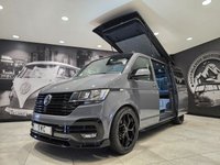 USED 2021 71 VOLKSWAGEN T6.1 Campervan 2.0 TDI T28 HIGHLINE EXECUTIVE 110 BHP SWB BESPOKE LEATHER SLIDING RIB BED