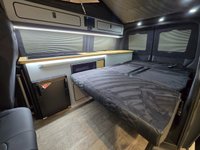 USED 2021 71 VOLKSWAGEN T6.1 Campervan 2.0 TDI T28 HIGHLINE EXECUTIVE 110 BHP SWB BESPOKE LEATHER SLIDING RIB BED