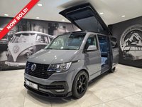 USED 2021 71 VOLKSWAGEN T6.1 Campervan 2.0 TDI T28 HIGHLINE EXECUTIVE 110 BHP SWB BESPOKE LEATHER SLIDING RIB BED