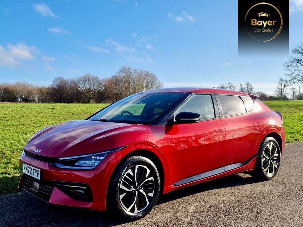 USED 2022 72 KIA EV6 77.4kWh GT-Line Hatchback 5dr Electric Auto AWD (320 bhp) FINANCE AVAILABLE