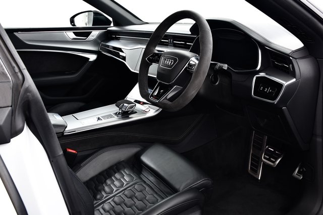 USED 2021 21 AUDI RS7 4.0 TFSI V8 Carbon Black Sportback 5dr Petrol Tiptronic quattro Euro 6 (s/s) (600 ps) FSH | Carbon Int & Ext | 22"s