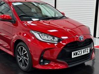 USED 2023 23 TOYOTA YARIS 1.5 VVT-h Design Hatchback 5dr Petrol Hybrid E-CVT Euro 6 (s/s) (116 ps) REAR CAM+CAR PLAY+1 OWNER+FSH