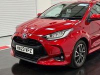 USED 2023 23 TOYOTA YARIS 1.5 VVT-h Design Hatchback 5dr Petrol Hybrid E-CVT Euro 6 (s/s) (116 ps) REAR CAM+CAR PLAY+1 OWNER+FSH