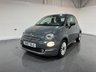 USED 2017 67 FIAT 500 1.2 Lounge Hatchback 3dr Petrol Manual Euro 6 (s/s) (69 bhp) 2 keys, rear parking sensors, NAV