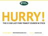 USED 2025 74 FORD TRANSIT COURIER 1.0 EcoBoost Limited Panel Van 5dr Petrol Manual SWB Euro 6 (s/s) (125 ps) 