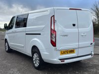 USED 2023 72 FORD TRANSIT CUSTOM 2.0 320 EcoBlue Limited Crew Van Double Cab 5dr Diesel Manual L2 H1 Euro 6 (s/s) (130 ps) 