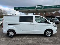 USED 2023 72 FORD TRANSIT CUSTOM 2.0 320 EcoBlue Limited Crew Van Double Cab 5dr Diesel Manual L2 H1 Euro 6 (s/s) (130 ps) 