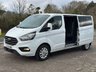 USED 2023 72 FORD TRANSIT CUSTOM 2.0 320 EcoBlue Limited Crew Van Double Cab 5dr Diesel Manual L2 H1 Euro 6 (s/s) (130 ps) 