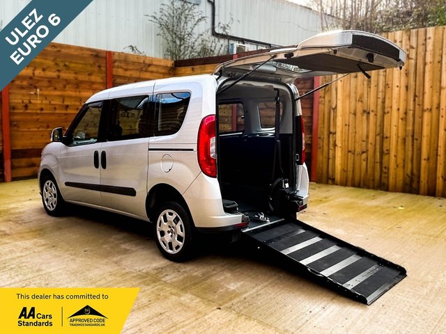 View our Fiat Doblo 3 Seat Wheelchair Accessible Disabled Access Vehicle WAV