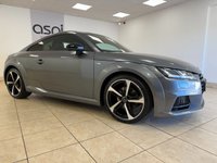 USED 2018 18 AUDI TT 2.0 TFSI Black Edition Coupe 3dr Petrol S Tronic Euro 6 (s/s) (230 ps) BLACK HALF LEATHER & SUEDE, SATELLITE NAVIGATION, AIR CONDITIONING, HEATED FRONT SEATS, FRONT & REAR PARKING SENSORS, FRONT ARM REST, MULTI FUNCTION STEERING WHEEL, REAR PRIVACY GLASS, 19&rdquo; ALLOY WHEELS, CUP HOLDERS, UPGRADED SOUND SYSTEM,