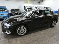 USED 2023 72 AUDI A3 1.0 TFSI 30 Sport Saloon 4dr Petrol S Tronic Euro 6 (s/s) (110 ps) SAT NAV ANDROID APPLE CARPLAY LEATHER CLIMATE CONTROL PARKING SENSORS 1 OWNER EXCELLENT SERVICE HISTORY WARRANTY