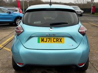 USED 2021 71 RENAULT ZOE R135 EV50 52kWh GT Line Hatchback 5dr Electric Auto (Rapid Charge) (134 bhp) Big spec, keyless, Nav, Ren SH