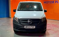 USED 2023 23 MERCEDES-BENZ VITO 2.0 114 CDI Progressive Crew Van Double Cab 5dr Diesel G-Tronic RWD L2 Euro 6 (s/s) (LWB) (136 ps) One Owner. LWB. Artico Leather