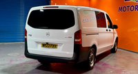 USED 2023 23 MERCEDES-BENZ VITO 2.0 114 CDI Progressive Crew Van Double Cab 5dr Diesel G-Tronic RWD L2 Euro 6 (s/s) (LWB) (136 ps) One Owner. LWB. Artico Leather