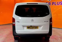 USED 2023 23 MERCEDES-BENZ VITO 2.0 114 CDI Progressive Crew Van Double Cab 5dr Diesel G-Tronic RWD L2 Euro 6 (s/s) (LWB) (136 ps) One Owner. LWB. Artico Leather