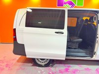 USED 2023 23 MERCEDES-BENZ VITO 2.0 114 CDI Progressive Crew Van Double Cab 5dr Diesel G-Tronic RWD L2 Euro 6 (s/s) (LWB) (136 ps) One Owner. LWB. Artico Leather