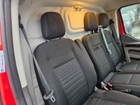 USED 2022 72 FORD TRANSIT CUSTOM Red 2.0 EcoBlue Limited Euro 6 panel, 49,600 miles, ULEZ compliant, Automatic, Sat Nav, A/C, F&R Sensors + Camera, Alloys Final price plus VAT @ 20%! This 2022 Ford Transit Custom 320 Limited van boasts a full service history, with its last service completed at 47,808 miles on 14 November 2025, and has had only one owner from new. This Euro 6 compliant 2.0 litre EcoBlue diesel automatic L2 H1 model comes with a 3 month warranty and a 12 month MOT provided on purchase. It features a wealth of notable equipment including a fixed rear view camera with front and rear parking assistance, trailer tow attachments with a towbar, and the ICE Feature P
