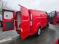 USED 2022 72 FORD TRANSIT CUSTOM Red 2.0 EcoBlue Limited Euro 6 panel, 49,600 miles, ULEZ compliant, Automatic, Sat Nav, A/C, F&R Sensors + Camera, Alloys Final price plus VAT @ 20%! This 2022 Ford Transit Custom 320 Limited van boasts a full service history, with its last service completed at 47,808 miles on 14 November 2025, and has had only one owner from new. This Euro 6 compliant 2.0 litre EcoBlue diesel automatic L2 H1 model comes with a 3 month warranty and a 12 month MOT provided on purchase. It features a wealth of notable equipment including a fixed rear view camera with front and rear parking assistance, trailer tow attachments with a towbar, and the ICE Feature P