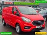 USED 2022 72 FORD TRANSIT CUSTOM Red 2.0 EcoBlue Limited Euro 6 panel, 49,600 miles, ULEZ compliant, Automatic, Sat Nav, A/C, F&R Sensors + Camera, Alloys Final price plus VAT @ 20%! This 2022 Ford Transit Custom 320 Limited van boasts a full service history, with its last service completed at 47,808 miles on 14 November 2025, and has had only one owner from new. This Euro 6 compliant 2.0 litre EcoBlue diesel automatic L2 H1 model comes with a 3 month warranty and a 12 month MOT provided on purchase. It features a wealth of notable equipment including a fixed rear view camera with front and rear parking assistance, trailer tow attachments with a towbar, and the ICE Feature P
