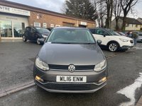 USED 2016 16 VOLKSWAGEN POLO 1.2 TSI BlueMotion Tech Match Hatchback 5dr Petrol Manual Euro 6 (s/s) (90 ps) ONLY 2 FORMER KEEPER+&pound;20 TAX