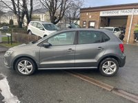 USED 2016 16 VOLKSWAGEN POLO 1.2 TSI BlueMotion Tech Match Hatchback 5dr Petrol Manual Euro 6 (s/s) (90 ps) ONLY 2 FORMER KEEPER+&pound;20 TAX