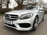 USED 2015 15 MERCEDES-BENZ C-CLASS 2.1 C220 BlueTEC AMG Line Saloon 4dr Diesel Manual Euro 6 (s/s) (170 ps) LEATHER NAV DAB CAMERA  SVC HISTORY