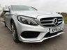 USED 2015 15 MERCEDES-BENZ C-CLASS 2.1 C220 BlueTEC AMG Line Saloon 4dr Diesel Manual Euro 6 (s/s) (170 ps) LEATHER NAV DAB CAMERA  SVC HISTORY