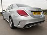 USED 2015 15 MERCEDES-BENZ C-CLASS 2.1 C220 BlueTEC AMG Line Saloon 4dr Diesel Manual Euro 6 (s/s) (170 ps) LEATHER NAV DAB CAMERA  SVC HISTORY