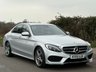 USED 2015 15 MERCEDES-BENZ C-CLASS 2.1 C220 BlueTEC AMG Line Saloon 4dr Diesel Manual Euro 6 (s/s) (170 ps) LEATHER NAV DAB CAMERA  SVC HISTORY