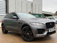 USED 2017 17 JAGUAR F-PACE 2.0 D180 R-Sport Auto AWD Euro 6 (s/s) 5dr BIG WHEELS STUNNING CAR ULEZ