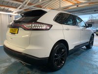 USED 2018 18 FORD EDGE 2.0 TDCi Titanium SUV 5dr Diesel Powershift AWD Euro 6 (s/s) (210 ps)+2 KEYS+2 FORMER KEEPERS+NAV+HISTORY+FULL LEATHER SEATS+PARK CONTROL+DAB+MEDIA+PANORAMIC SUNROOF+20