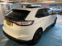 USED 2018 18 FORD EDGE 2.0 TDCi Titanium SUV 5dr Diesel Powershift AWD Euro 6 (s/s) (210 ps)+2 KEYS+2 FORMER KEEPERS+NAV+HISTORY+FULL LEATHER SEATS+PARK CONTROL+DAB+MEDIA+PANORAMIC SUNROOF+20