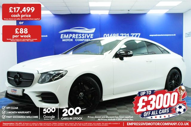 View our Mercedes-Benz E-Class range