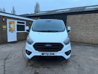 USED 2022 72 FORD TRANSIT CUSTOM 2.0 300 EcoBlue Limited Crew Van Double Cab 5dr Diesel Manual L2 H1 Euro 6 (s/s) (130 ps) Immaculate 1 owner from new example