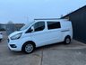 USED 2022 72 FORD TRANSIT CUSTOM 2.0 300 EcoBlue Limited Crew Van Double Cab 5dr Diesel Manual L2 H1 Euro 6 (s/s) (130 ps) Immaculate 1 owner from new example