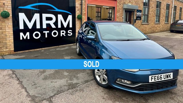 2016 VOLKSWAGEN POLO 1.0 BlueMotion Tech Match Hatchback 5dr Petrol Manual Euro 6 (s/s) (60 ps)