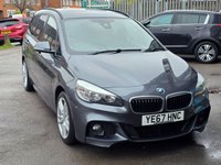 USED 2017 67 BMW 2 Series GRAN TOURER 1.5 218i M Sport MPV 5dr Petrol Auto Euro 6 (s/s) (136 ps) 7 SEATER FSH REAR SENSORS