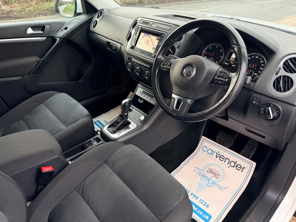 USED 2016 65 VOLKSWAGEN TIGUAN 2.0 TDI BlueMotion Tech Match Edition SUV 5dr Diesel DSG 4WD Euro 6 (s/s) (184 ps) 8 Services|2 Owners|SatNav|R.F Sensors|Auto Parking|Cruise|
