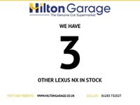 USED 2019 69 LEXUS NX 2.5 300h GPF SUV 5dr Petrol Hybrid E-CVT 4WD Euro 6 (s/s) (197 ps) BLUETOOTH+REVERSING CAMERA CLICK & COLLECT/HOME DELIVERY