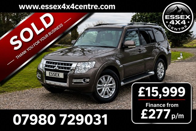 View our Mitsubishi Shogun 3.2 DI-DC SG3 AUTOMATIC 4WD EURO 6 LWB 7 SEATER 4X4