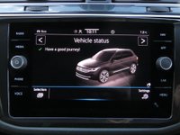 USED 2021 21 VOLKSWAGEN TIGUAN 1.5 TSI R-Line 5d DSG 150 S/S SAT NAV, VIRTUAL COCKPIT, HEATED FRONT SEATS & STEERING WHEEL, APP-CONNECT FOR APPLE CARPLAY / ANDROID AUTO, DSG AUTOMATIC GEARBOX, ADAPTIVE CRUISE CONTROL, LANE ASSIST, DAB RADIO, BLUETOOTH, RONT & REAR PARKING SENSORS WITH DISPLAY, PARK ASSIST, 20 INCH ALLOY WHEELS, PART LEATHER INTERIOR, ELECTRIC FOLDING MIRRORS, KEYLESS ENTRY & START, ADJUSTABLE DRIVING MODES, LEATHER TIPTRONIC FLAT BOTTOM MFSW, 1 OWNER FROM NEW, SERVICE HISTORY